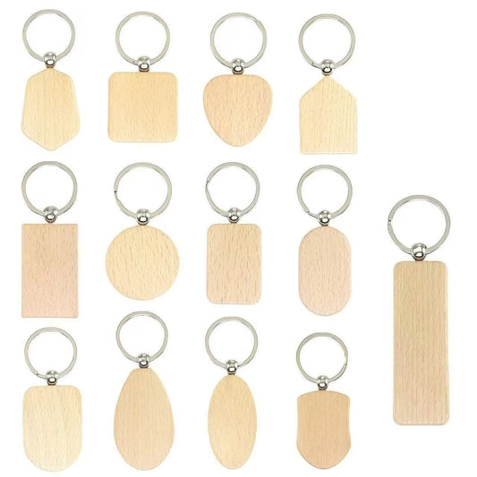 Wooden keychain