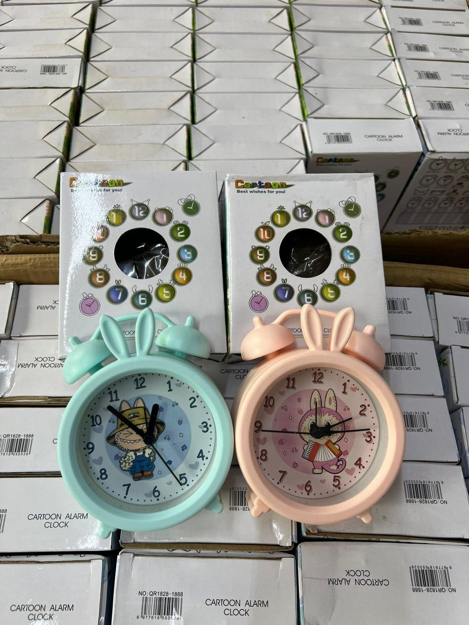 Cartoon alarm clock