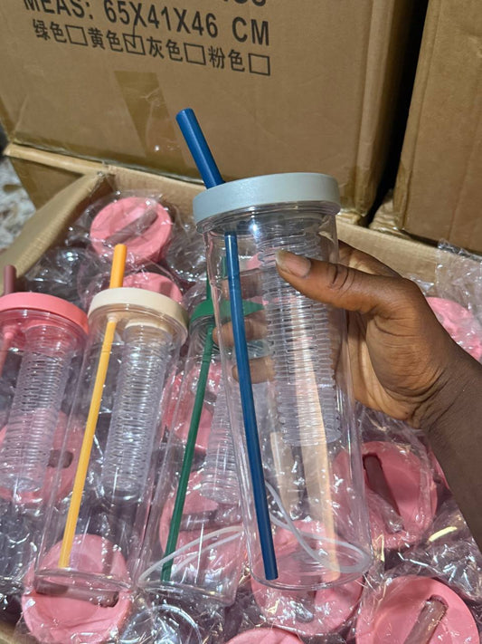 Fruit straw bottle